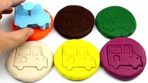 Learn Colors With Cars For Children Play Doh Stop Motion Creative Rainbow Cake