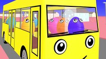 Wheels On The Bus Bus Song for Kids Toddler Baby Part 2 Animated Surprise Eggs Nursery Rhyme