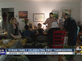 Families of different faiths come together for Thanksgiving dinner