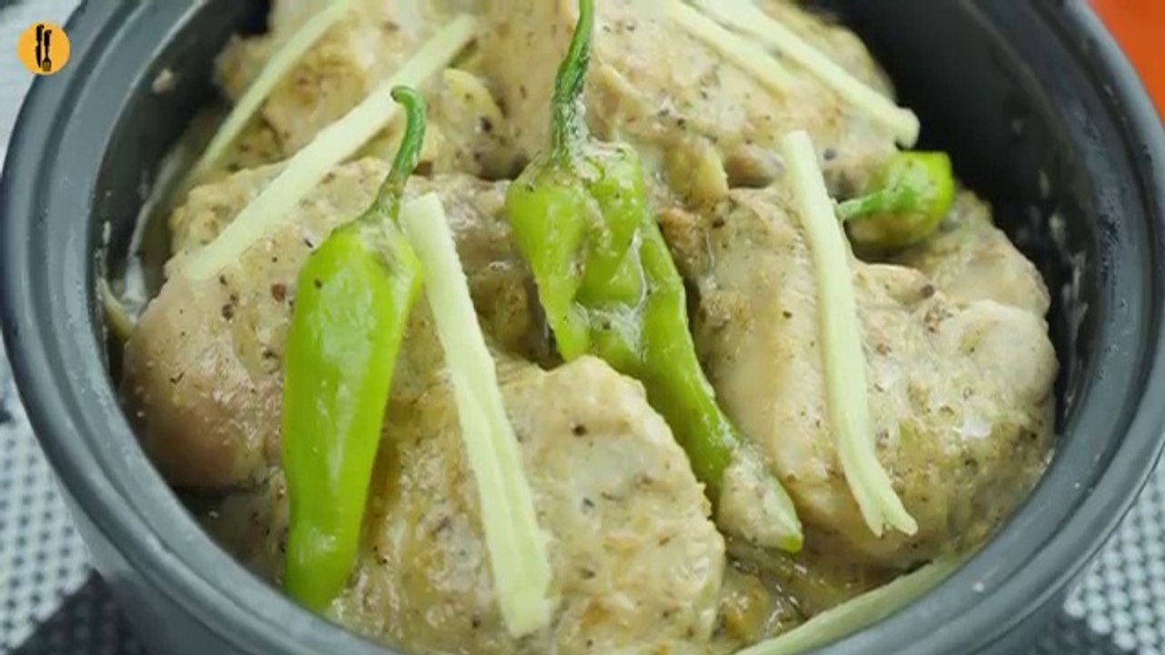 Chicken White Karahi Recipe By Food Fusion