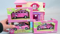Hello Kitty Cars Doll House Toys Ice Cream Play Doh Toy Surprise Eggs #1
