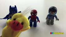 Abc Surprises Eggs Learn Animals Batman Spiderman Superman Thomas the Train Miles of Tomorrowland