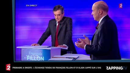 Primaire à droite : François Fillon et Alain Juppé prennent position sur l’IVG, échange tendu (Vidéo)