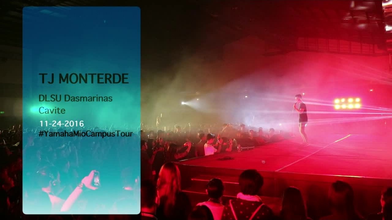 TJ Monterde - TJ at DLSU Dasmariñas Cavite - (Yamaha Mio Campus Tour)