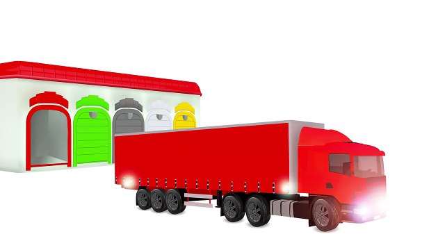 Colors for Children to Learn with Container Trucks | Colours for Kids to Learn | Learning Videos