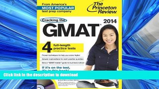 FAVORITE BOOK  Cracking the GMAT with 4 Practice Tests   DVD, 2014 Edition (Graduate School Test