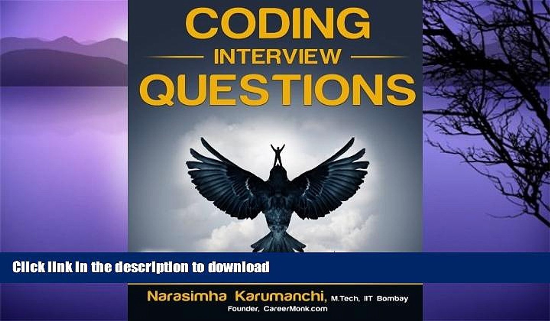 READ  Coding Interview Questions, 3rd Edition  BOOK ONLINE