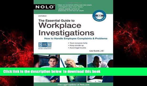 Read books The Essential Guide to Workplace Investigations: How to Handle Employee Complaints