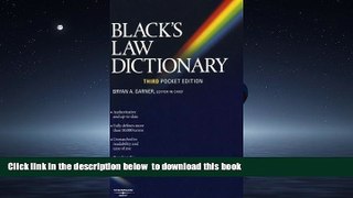 liberty book  Black s Law Dictionary (Pocket), 3rd Edition BOOOK ONLINE