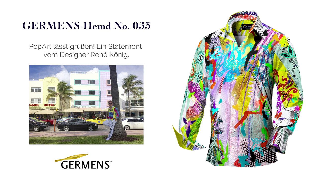 Künstler gestalten germes-hemden