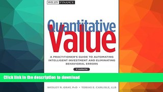 READ  Quantitative Value, + Web Site: A Practitioner s Guide to Automating Intelligent Investment