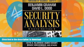 READ  Security Analysis: Sixth Edition, Foreword by Warren Buffett (Security Analysis Prior
