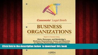 liberty book  Business Organizations Keyed to Courses Using Klein, Ramseyer   Bainbridge s