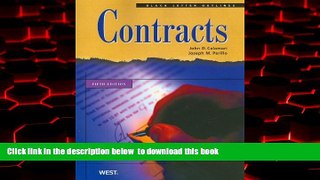 Best books  Black Letter Outline on Contracts BOOK ONLINE