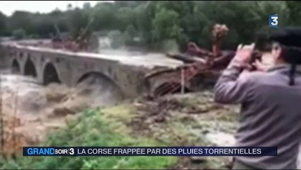 Intempéries : la Corse sous les eaux