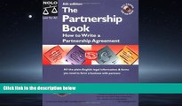 READ book  The Partnership Book: How to Write A Partnership Agreement  (With CD-ROM) 6th Edition