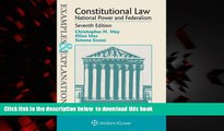 Best books  Examples   Explanations: Constitutional Law: National Power and Federalism (Examples