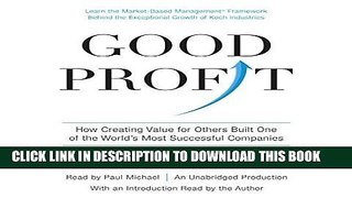 [PDF] Good Profit: How Creating Value for Others Built One of the World s Most Successful