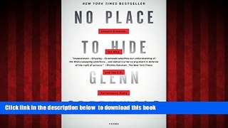 Best books  No Place to Hide: Edward Snowden, the NSA, and the U.S. Surveillance State BOOK ONLINE
