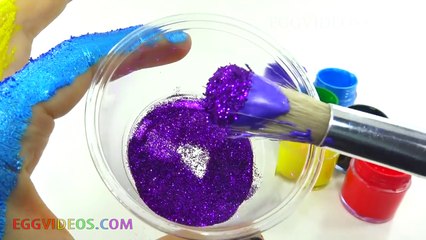 Body Painting Learning Colors Video for Children Finger Family Nursery Rhymes EggVideos.co