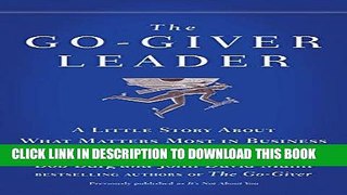 [PDF] The Go-Giver Leader Full Colection