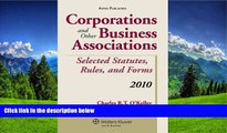 READ book  Corporations   Business Associations Stat Rules Forms 2010 Supp #A#  FREE BOOOK ONLINE
