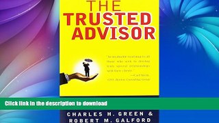 FAVORITE BOOK  The Trusted Advisor FULL ONLINE