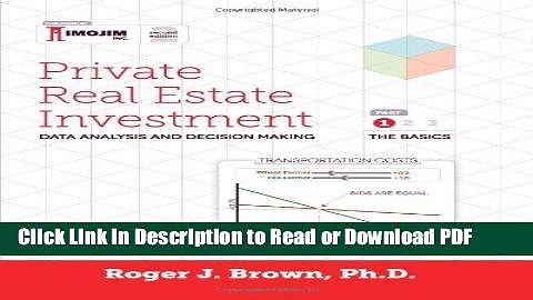 Read Private Real Estate Investment – Part I: The Basics (Volume 1) [Paperback] [2012] (Author)