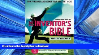 FAVORITE BOOK  The Inventor s Bible (Inventor s Bible: How to Market   License Your Brilliant