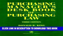 [PDF] Download Purchasing Manager s Desk Book of Purchasing Law Full Ebook