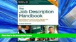 READ book  The Job Description Handbook #A#  FREE BOOOK ONLINE
