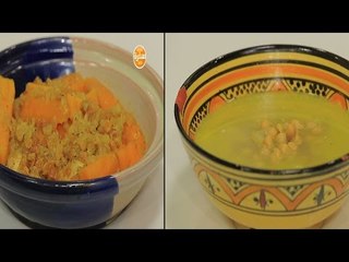 دجاج بالبطاطا الحلوة - سلطة بقدونس - شوربة حمص  | مغربيات حلقة كاملة
