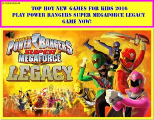 Play Power Rangers Super Megaforce Legacy game now !