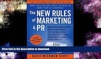 FAVORITE BOOK  The New Rules of Marketing   PR: How to Use Social Media, Online Video, Mobile