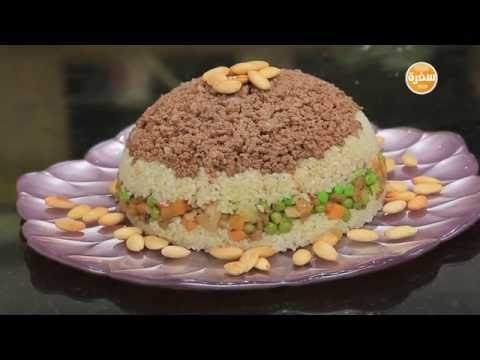 قالب الارز باللحمة المفرومة والخضار | غادة التلي
