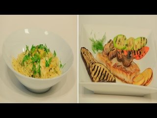 فيليه مشوي بالخضار - مكرونة بالفلفل المخلل | شبكة و صنارة حلقة كاملة