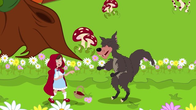 Le petit chaperon rouge en français - conte pour enfants