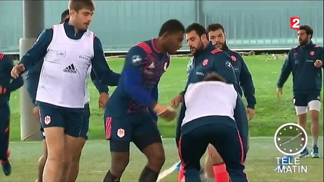 Sport : le XV de France se prépare à affronter les All Blacks