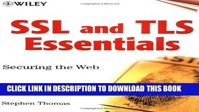 [DOWNLOAD] Epub SSL TLS Essentials: Securing the Web FREE Online