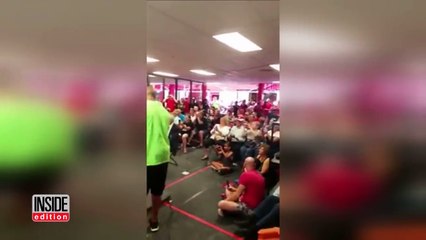 Avó de 78 anos quase não se mexia, agora fazer deadlifts com 100 KG!