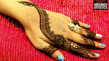 Easy Arabic Henna Designs:Simple Mehndi Design for hands Step by Step for Beginners|MehndiArtistica