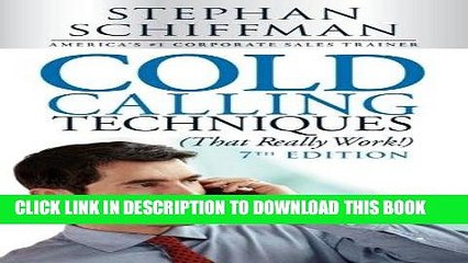 [PDF Kindle] Cold Calling Techniques (That Really Work!) Audiobook Free