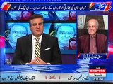 Javed Chaudhry Bashes Daniyal Aziz For Using Slung Language in His Talk Show - Watch How He Grilled Him