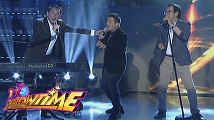 It's Showtime: Louie Ocampo, Rey Valera, Ogie Alcasid sing "Si Aida O Si Lorna O Si Fe"