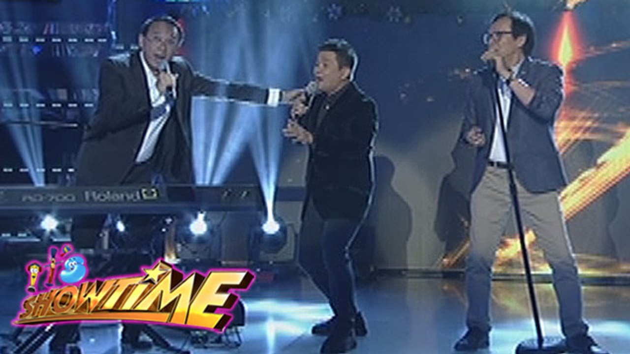 It's Showtime: Louie Ocampo, Rey Valera, Ogie Alcasid sing "Si Aida O Si Lorna O Si Fe"