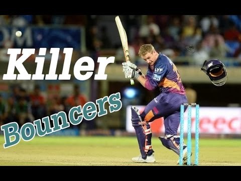 Killer Bouncers on Head In Cricket