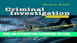 EPUB DOWNLOAD Criminal Investigation (2nd Edition) PDF Kindle