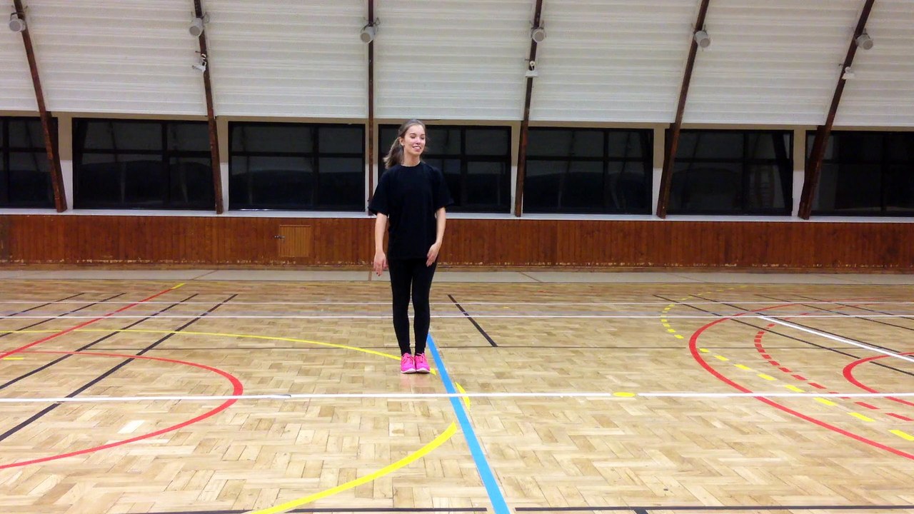 Séquence aérobic 2016 de face Académie Orléans Tours