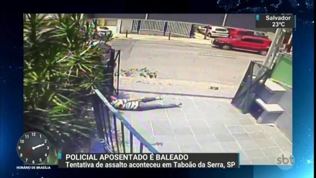 Policial aposentado é baleado durante tentativa de assalto em São Paulo