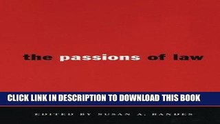 MOBI DOWNLOAD The Passions of Law (Critical America) PDF Kindle